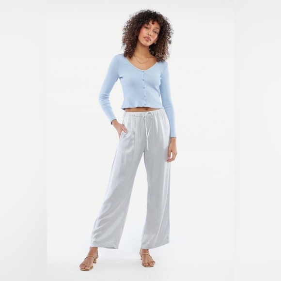 LACAUSA Pants - LACAUSA x Anthropologie Vela Pant Bowie in Gray